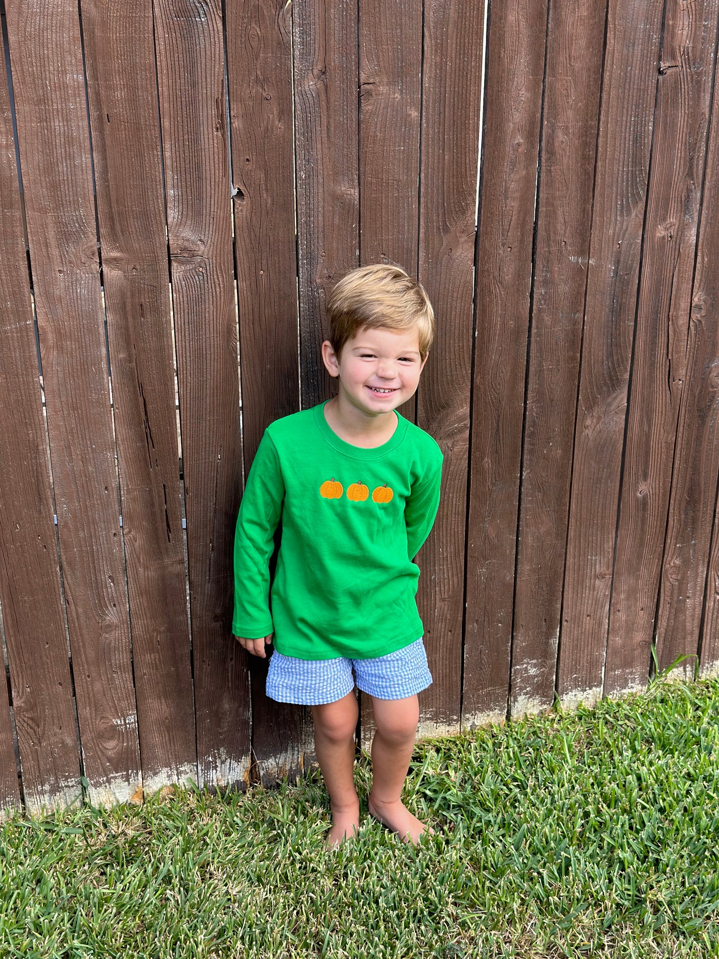 Pumpkin Trio Long Sleeve Shirt