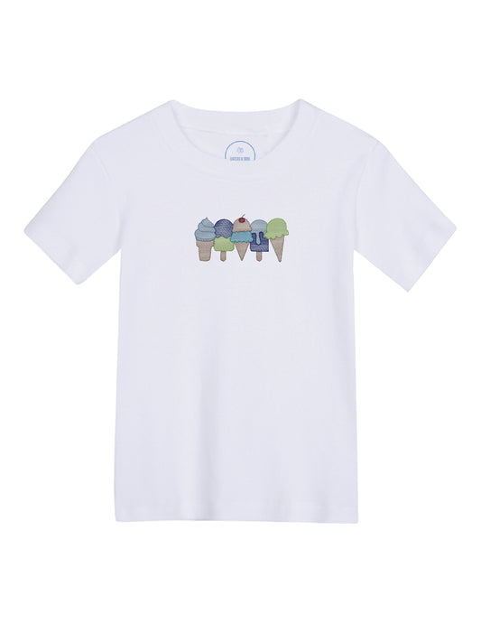 Boys Ice Cream Short Sleeve Shirt