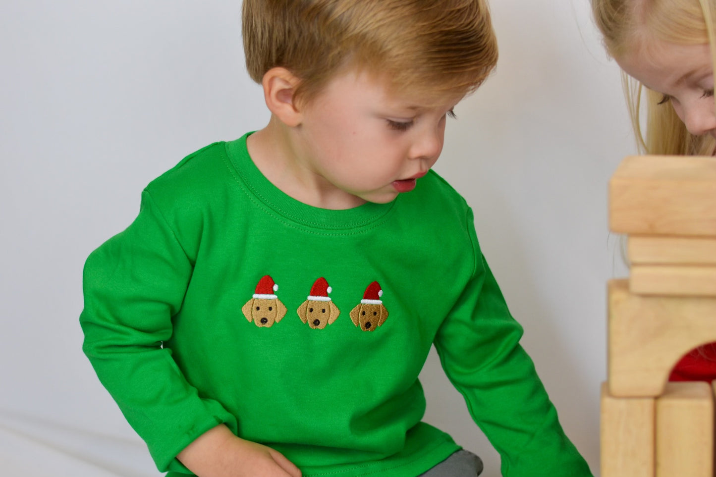 Santa Puppies Long Sleeve Shirt