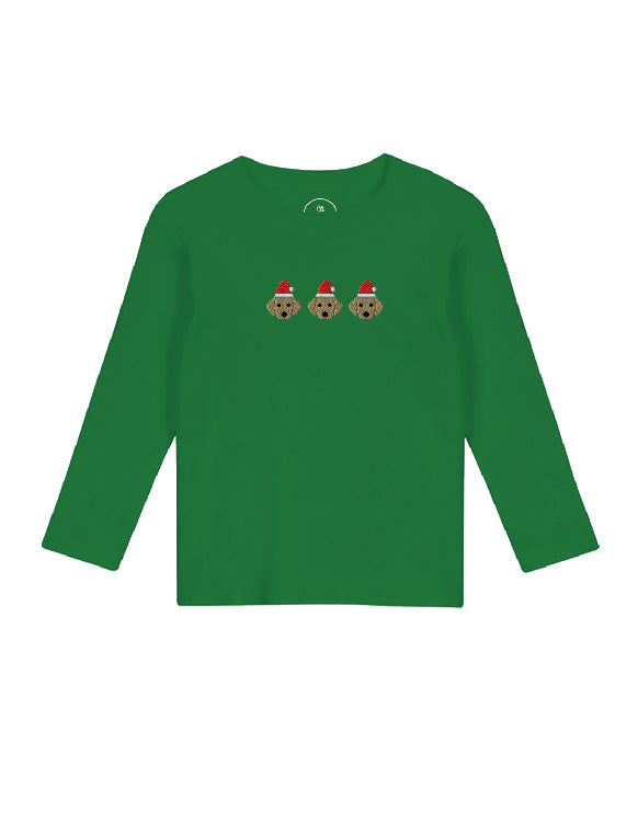 Santa Puppies Long Sleeve Shirt