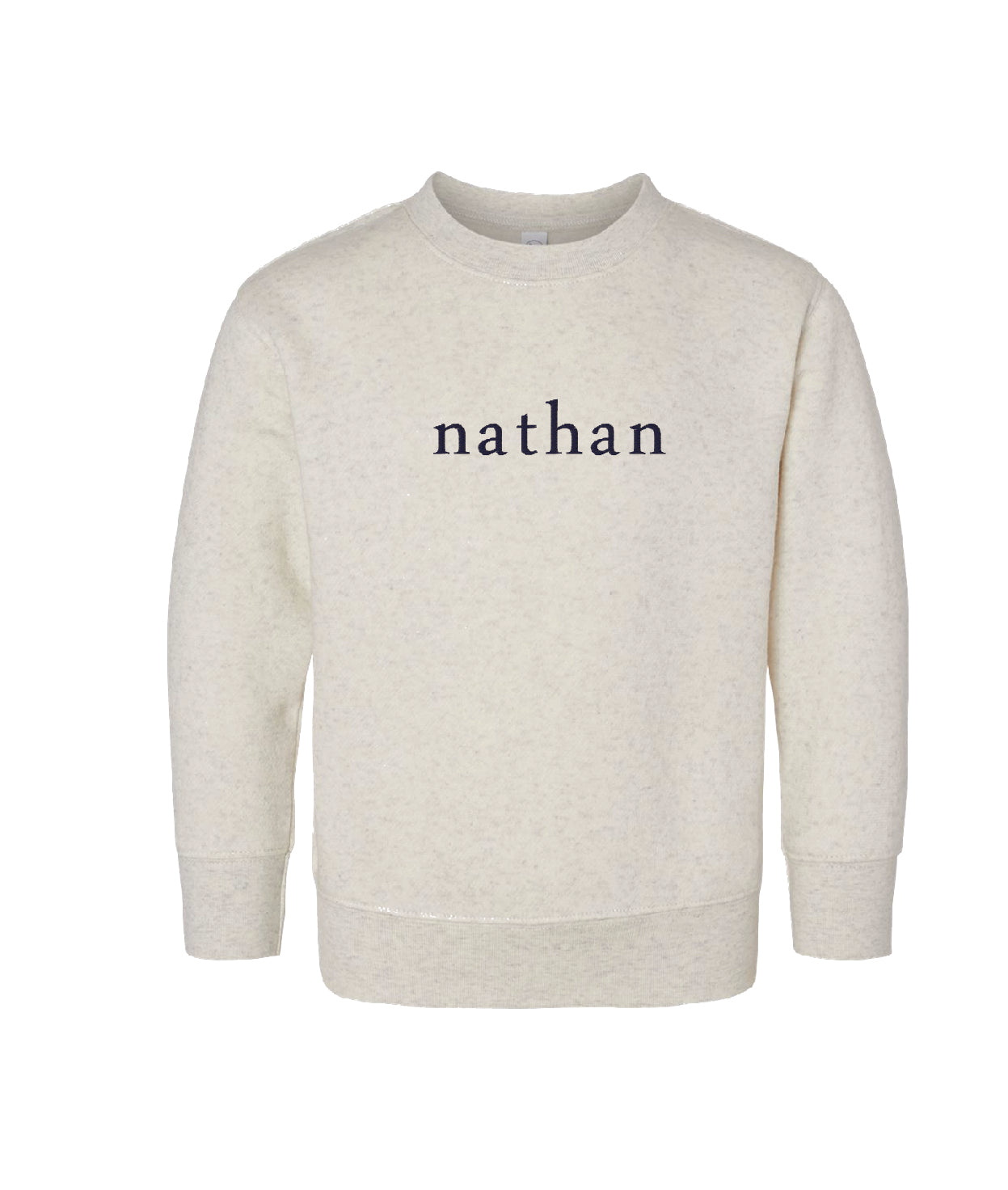 Custom Name Embroidered Sweatshirt Kids